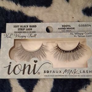 ioni XL Wispy Full 3D Faux Mink Strip Lashes - Black